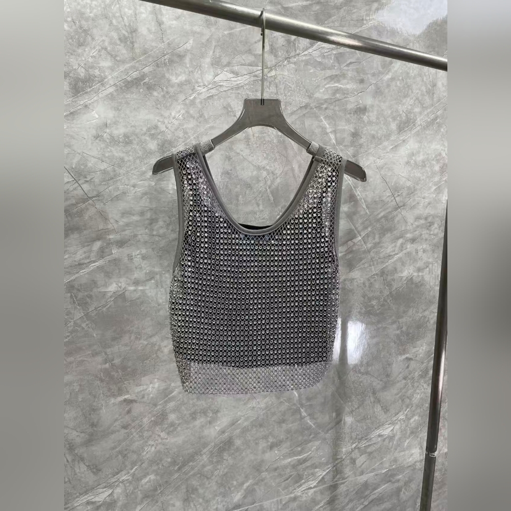 Prada  Black Logo crop  top - Picture 2 of 7